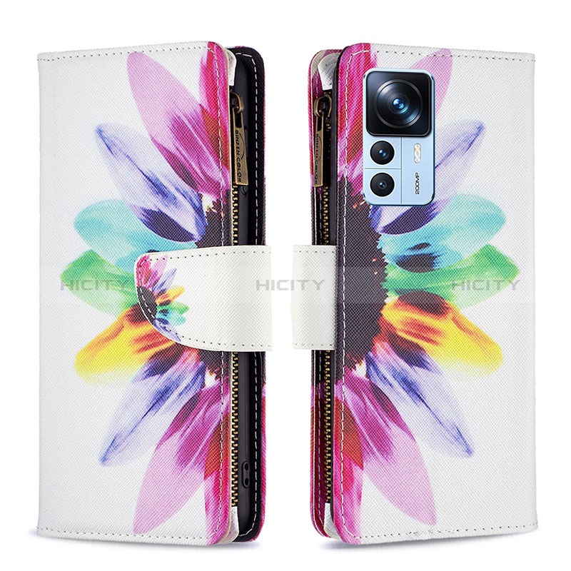 Custodia Portafoglio In Pelle Fantasia Modello Cover con Supporto B04F per Xiaomi Redmi K50 Ultra 5G