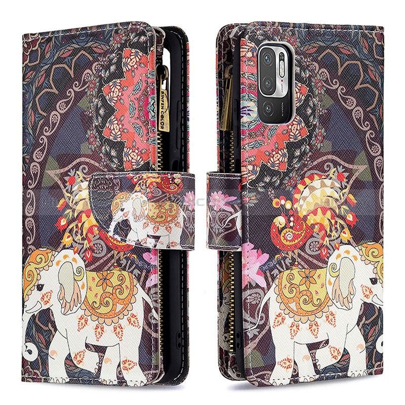 Custodia Portafoglio In Pelle Fantasia Modello Cover con Supporto B04F per Xiaomi Redmi Note 11 SE 5G