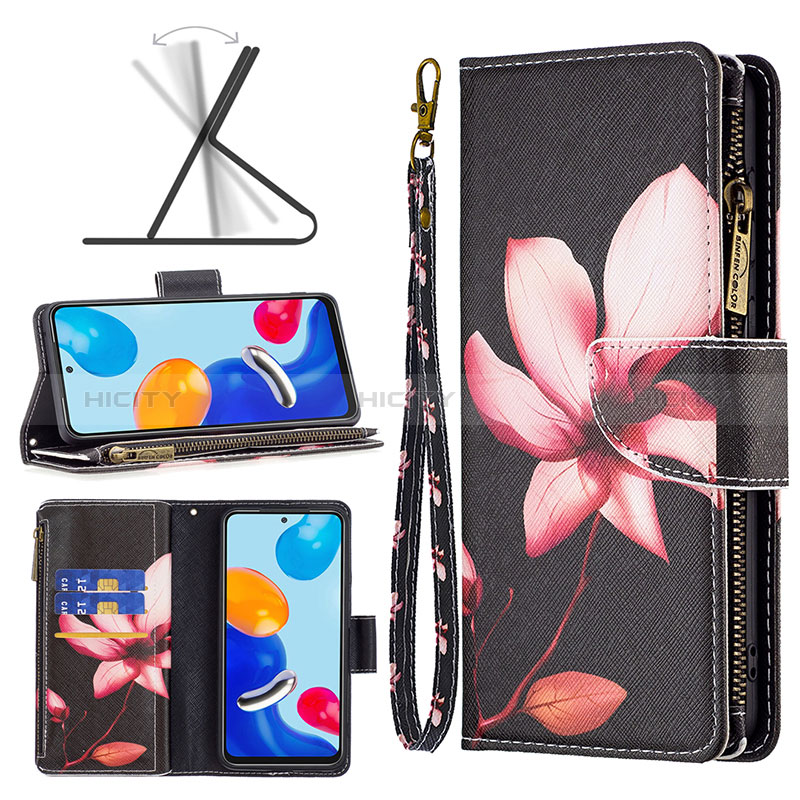 Custodia Portafoglio In Pelle Fantasia Modello Cover con Supporto B04F per Xiaomi Redmi Note 11S 4G