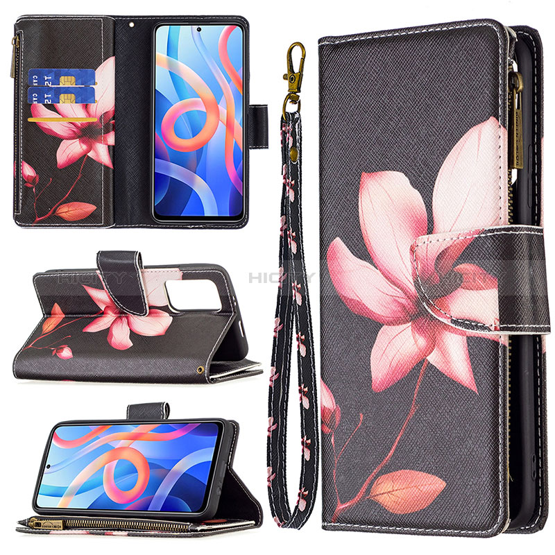 Custodia Portafoglio In Pelle Fantasia Modello Cover con Supporto B04F per Xiaomi Redmi Note 11T 5G