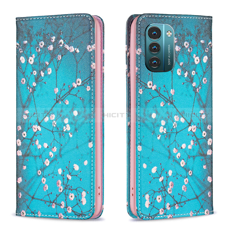 Custodia Portafoglio In Pelle Fantasia Modello Cover con Supporto B05F per Nokia G11