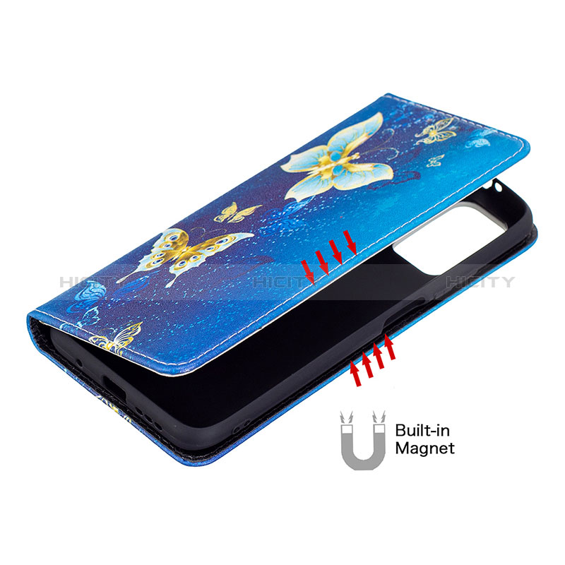 Custodia Portafoglio In Pelle Fantasia Modello Cover con Supporto B05F per Xiaomi Poco M3