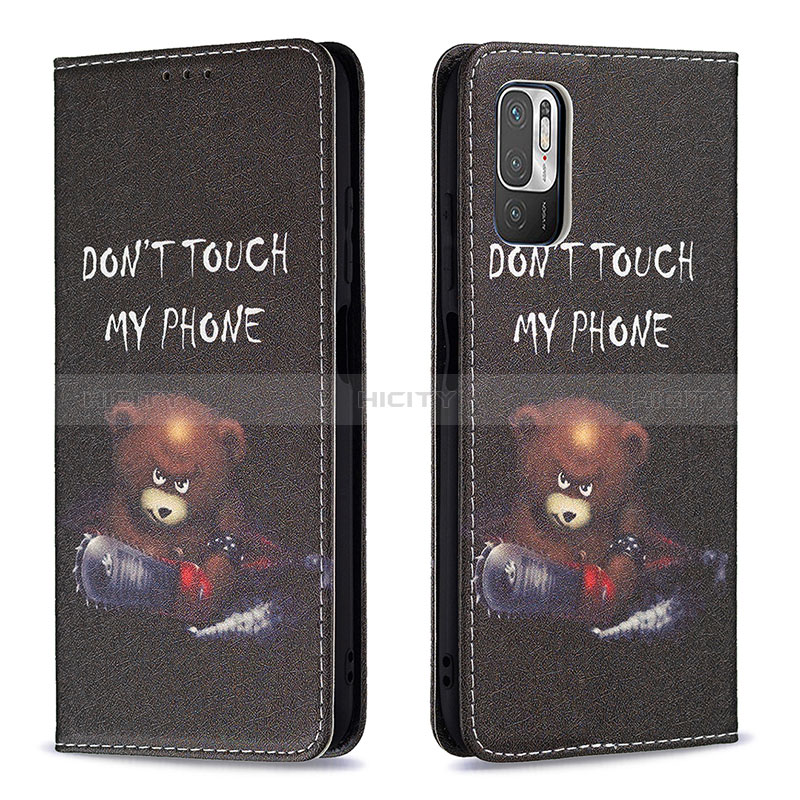 Custodia Portafoglio In Pelle Fantasia Modello Cover con Supporto B05F per Xiaomi POCO M3 Pro 5G