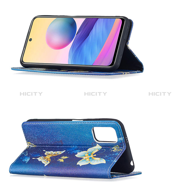 Custodia Portafoglio In Pelle Fantasia Modello Cover con Supporto B05F per Xiaomi POCO M3 Pro 5G