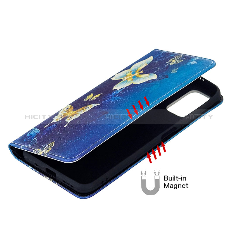 Custodia Portafoglio In Pelle Fantasia Modello Cover con Supporto B05F per Xiaomi POCO M3 Pro 5G