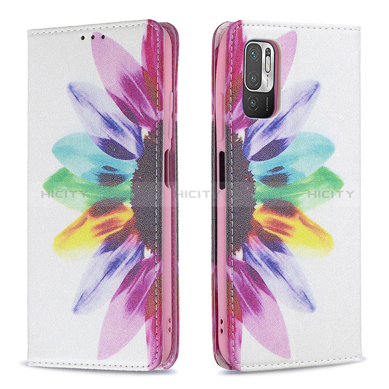 Custodia Portafoglio In Pelle Fantasia Modello Cover con Supporto B05F per Xiaomi POCO M3 Pro 5G