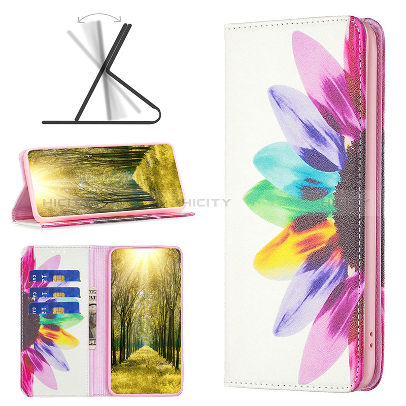 Custodia Portafoglio In Pelle Fantasia Modello Cover con Supporto B05F per Xiaomi Poco M4 Pro 4G