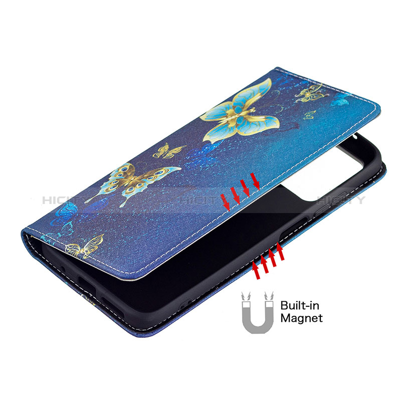 Custodia Portafoglio In Pelle Fantasia Modello Cover con Supporto B05F per Xiaomi Redmi 10 (2022)