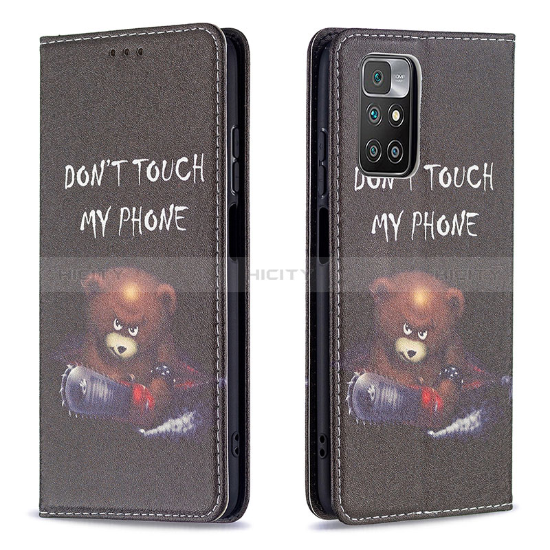 Custodia Portafoglio In Pelle Fantasia Modello Cover con Supporto B05F per Xiaomi Redmi 10 (2022)