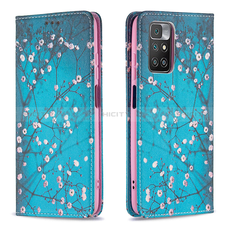 Custodia Portafoglio In Pelle Fantasia Modello Cover con Supporto B05F per Xiaomi Redmi 10 (2022)