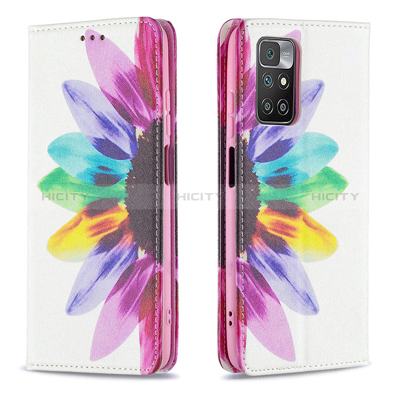 Custodia Portafoglio In Pelle Fantasia Modello Cover con Supporto B05F per Xiaomi Redmi 10 (2022)