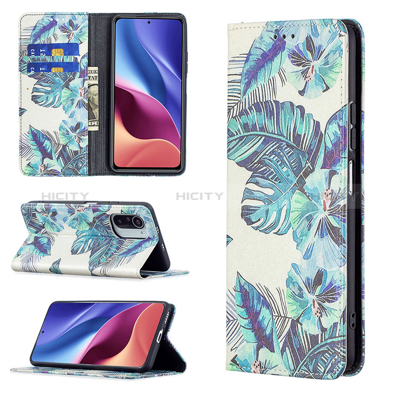 Custodia Portafoglio In Pelle Fantasia Modello Cover con Supporto B05F per Xiaomi Redmi K40 Pro 5G