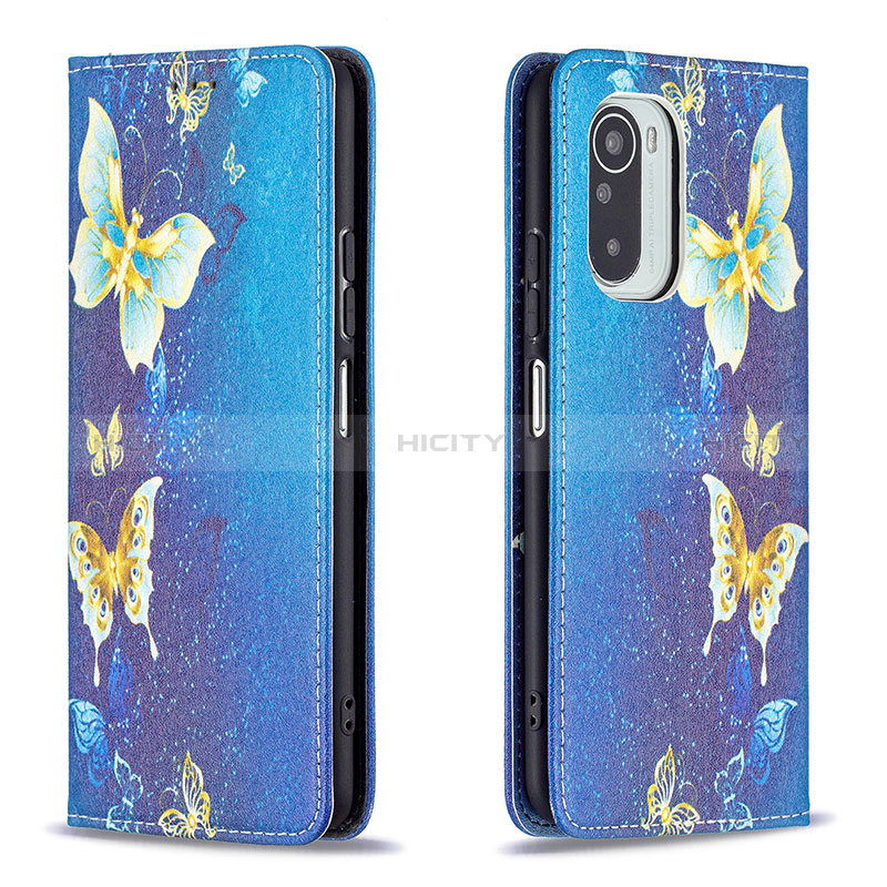 Custodia Portafoglio In Pelle Fantasia Modello Cover con Supporto B05F per Xiaomi Redmi K40 Pro 5G