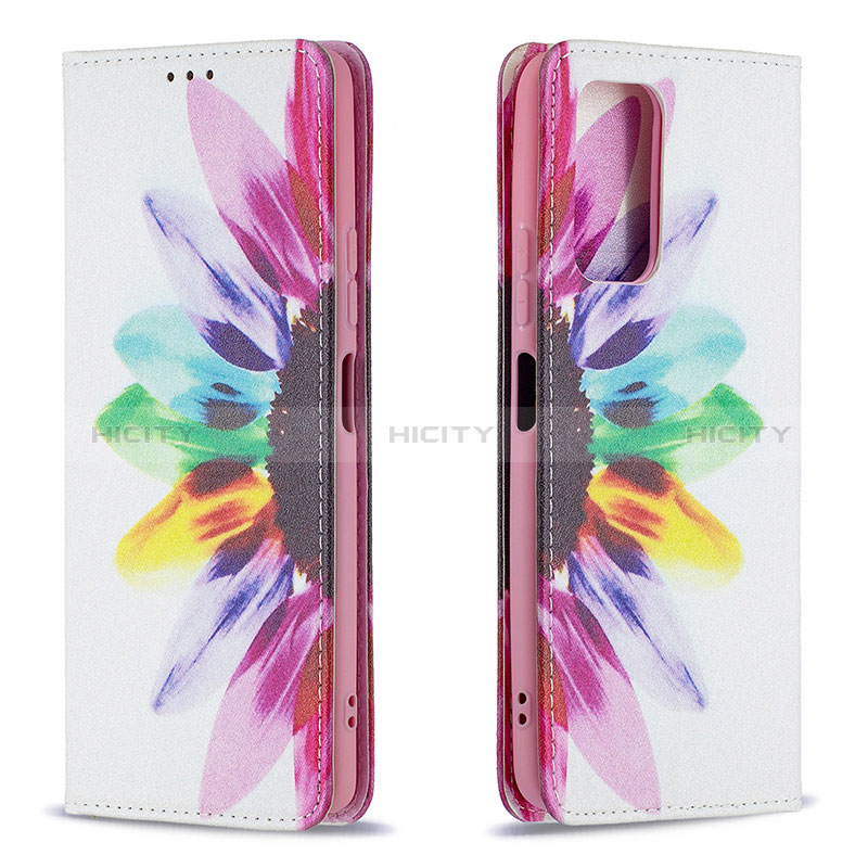 Custodia Portafoglio In Pelle Fantasia Modello Cover con Supporto B05F per Xiaomi Redmi Note 10 Pro 4G