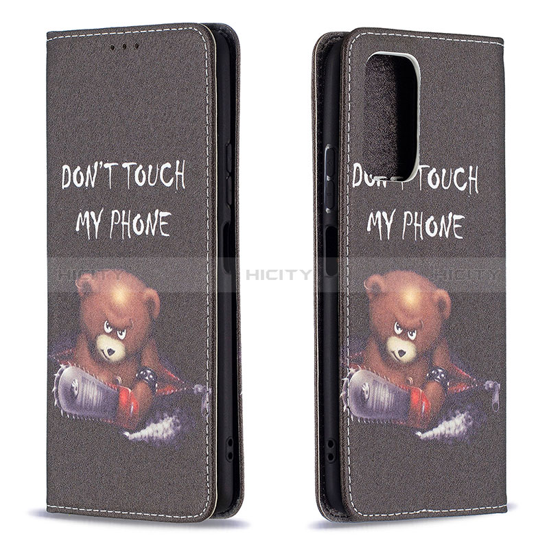 Custodia Portafoglio In Pelle Fantasia Modello Cover con Supporto B05F per Xiaomi Redmi Note 10 Pro Max