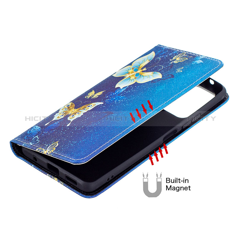 Custodia Portafoglio In Pelle Fantasia Modello Cover con Supporto B05F per Xiaomi Redmi Note 10 Pro Max