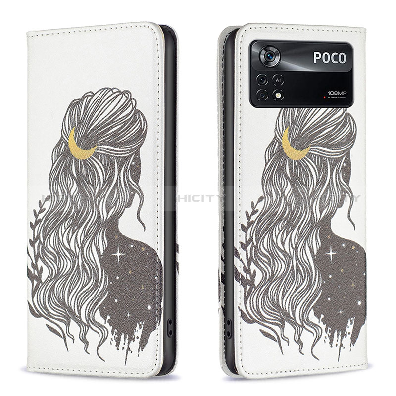 Custodia Portafoglio In Pelle Fantasia Modello Cover con Supporto B05F per Xiaomi Redmi Note 11E Pro 5G