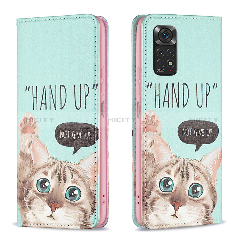 Custodia Portafoglio In Pelle Fantasia Modello Cover con Supporto B05F per Xiaomi Redmi Note 11S 4G