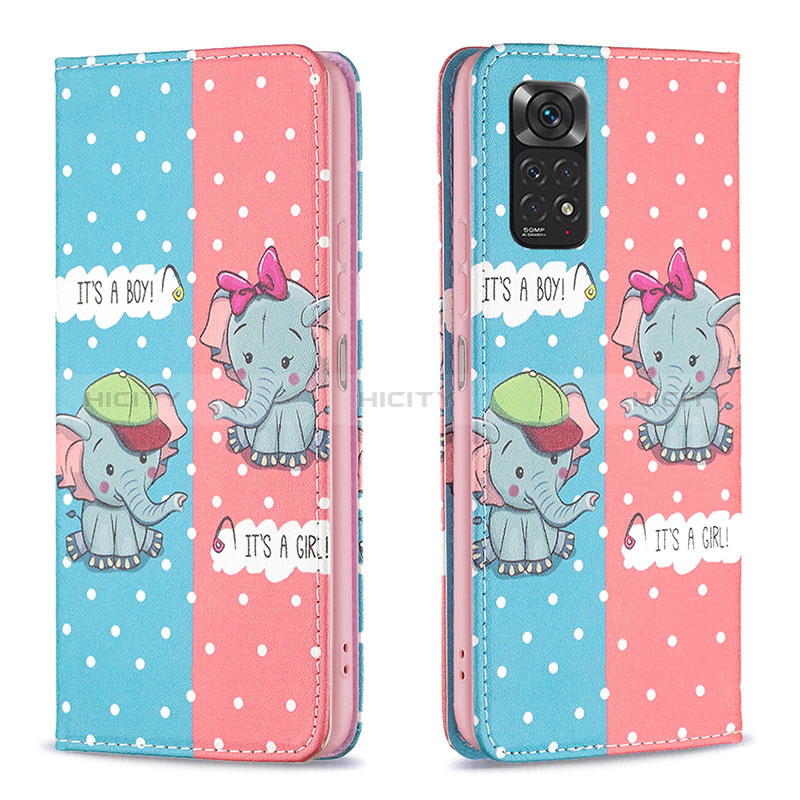 Custodia Portafoglio In Pelle Fantasia Modello Cover con Supporto B05F per Xiaomi Redmi Note 11S 4G