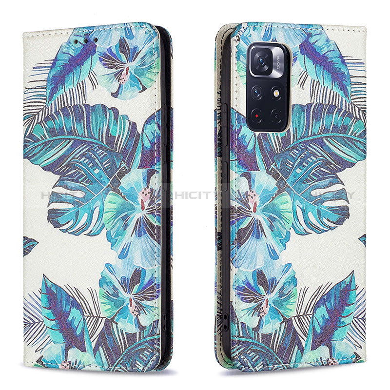 Custodia Portafoglio In Pelle Fantasia Modello Cover con Supporto B05F per Xiaomi Redmi Note 11S 5G