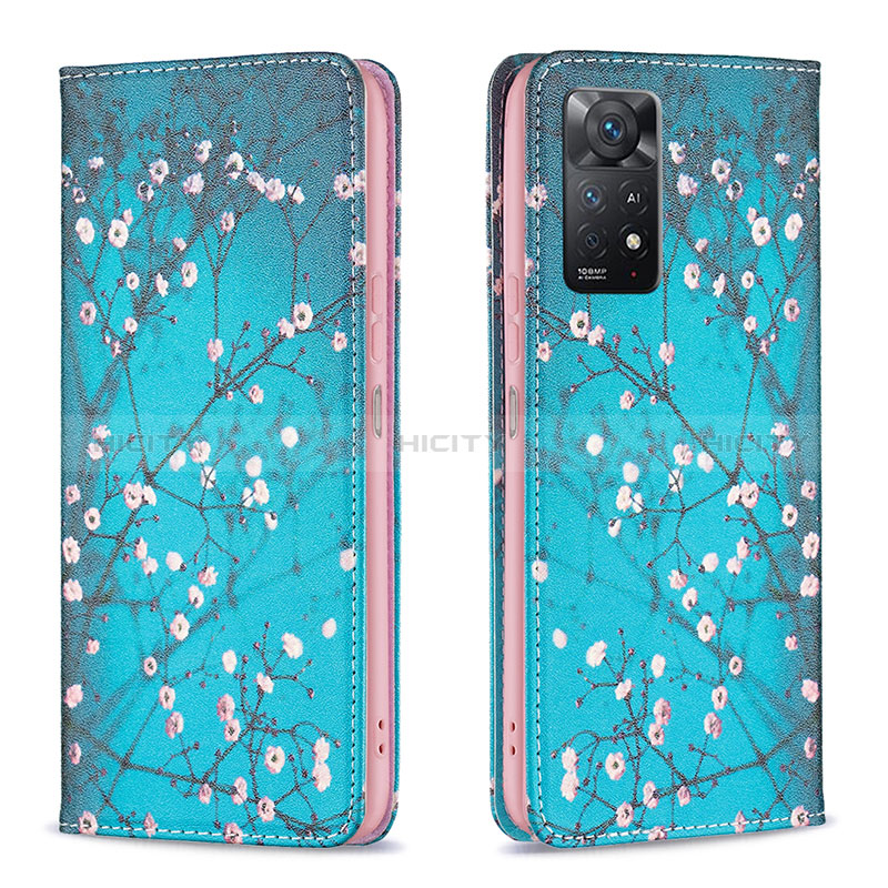 Custodia Portafoglio In Pelle Fantasia Modello Cover con Supporto B05F per Xiaomi Redmi Note 12 Pro 4G