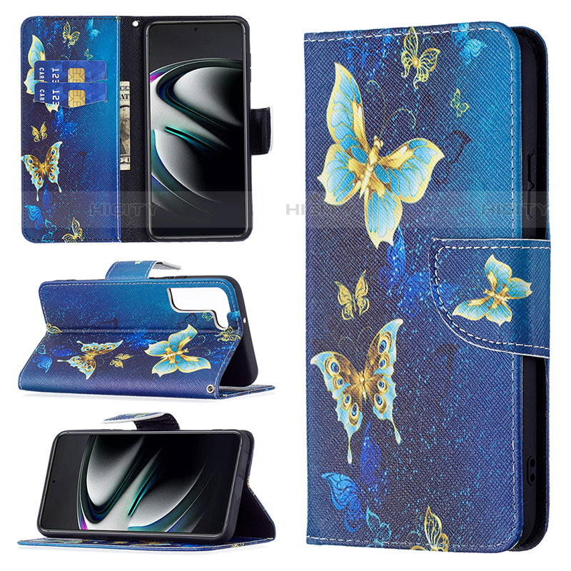 Custodia Portafoglio In Pelle Fantasia Modello Cover con Supporto B09F per Samsung Galaxy S21 5G