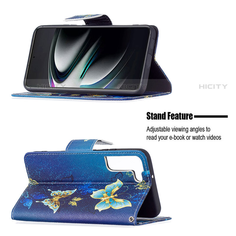 Custodia Portafoglio In Pelle Fantasia Modello Cover con Supporto B09F per Samsung Galaxy S21 5G