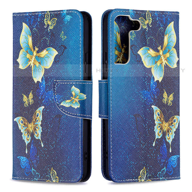 Custodia Portafoglio In Pelle Fantasia Modello Cover con Supporto B09F per Samsung Galaxy S21 5G