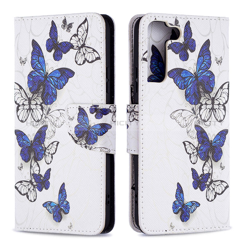 Custodia Portafoglio In Pelle Fantasia Modello Cover con Supporto B09F per Samsung Galaxy S24 5G