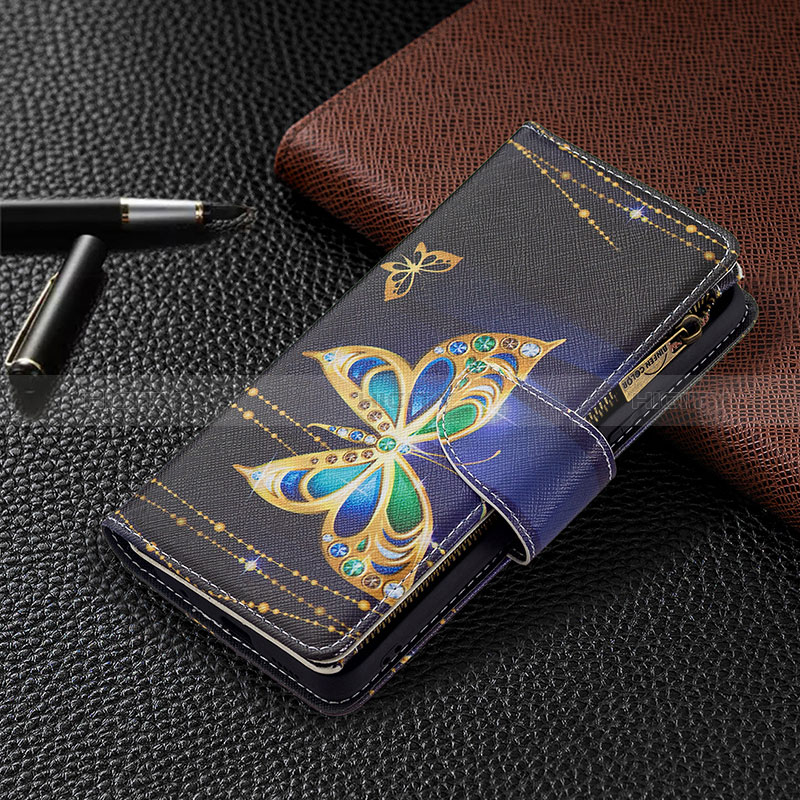 Custodia Portafoglio In Pelle Fantasia Modello Cover con Supporto BF3 per Xiaomi Redmi Note 10 Pro Max