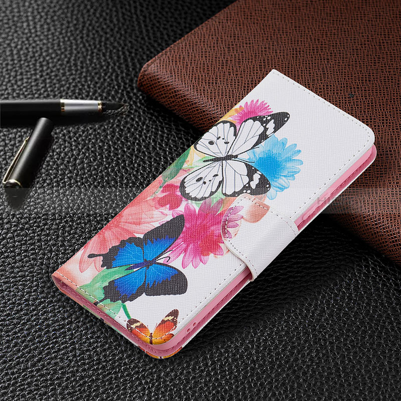 Custodia Portafoglio In Pelle Fantasia Modello Cover con Supporto BF4 per Xiaomi Redmi Note 10 Pro Max Colorato