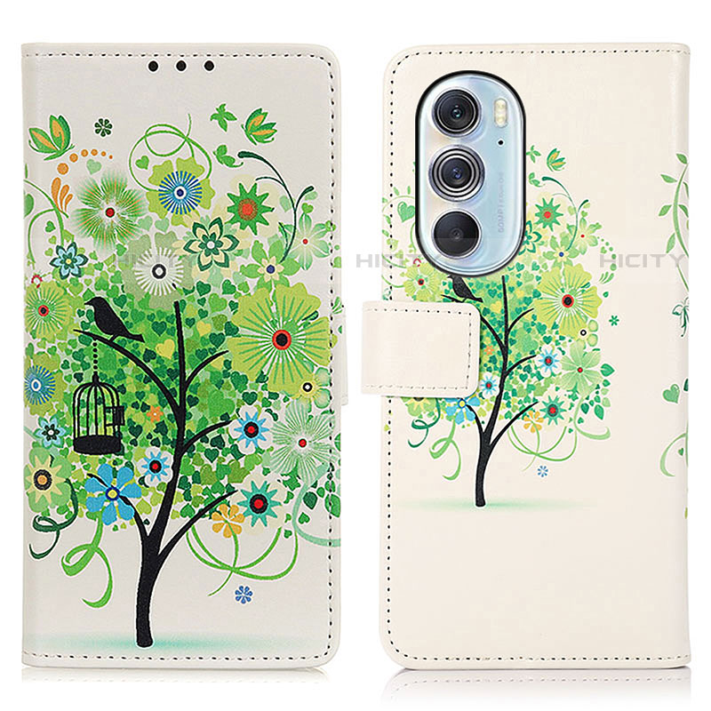 Custodia Portafoglio In Pelle Fantasia Modello Cover con Supporto D02Y per Motorola Moto Edge Plus (2022) 5G