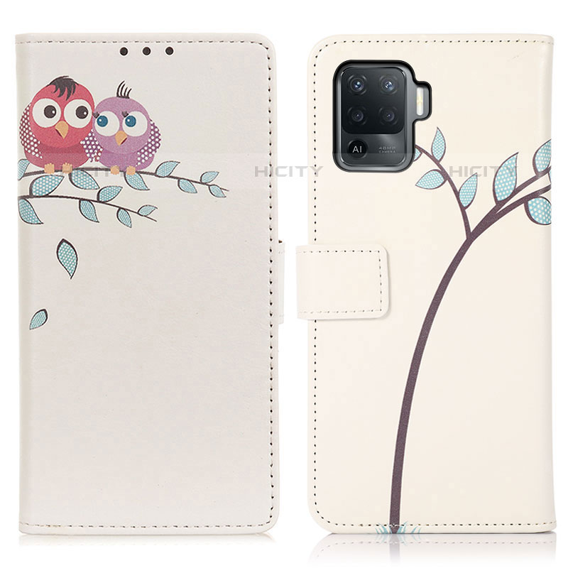 Custodia Portafoglio In Pelle Fantasia Modello Cover con Supporto D02Y per Oppo A94 4G