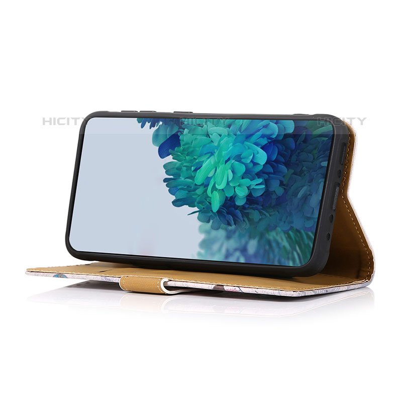 Custodia Portafoglio In Pelle Fantasia Modello Cover con Supporto D02Y per Oppo Reno5 F