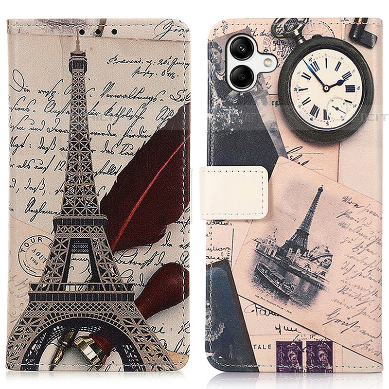 Custodia Portafoglio In Pelle Fantasia Modello Cover con Supporto D02Y per Samsung Galaxy F04