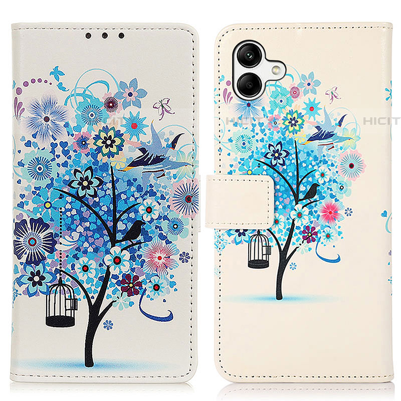 Custodia Portafoglio In Pelle Fantasia Modello Cover con Supporto D02Y per Samsung Galaxy F04