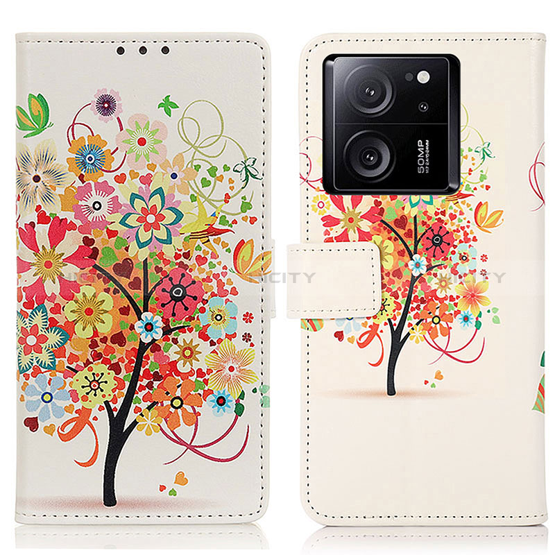 Custodia Portafoglio In Pelle Fantasia Modello Cover con Supporto D02Y per Xiaomi Mi 13T Pro 5G