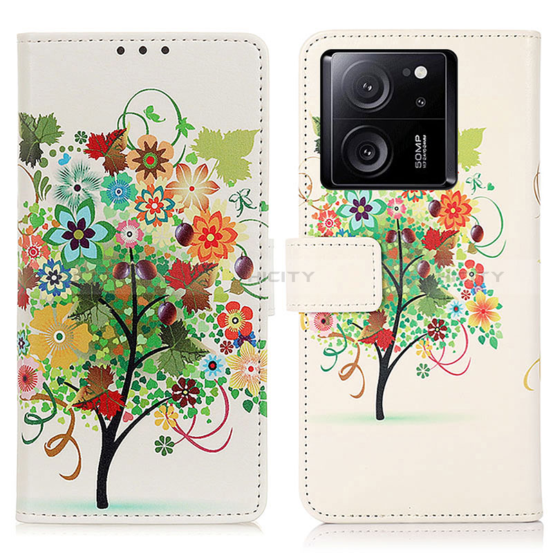 Custodia Portafoglio In Pelle Fantasia Modello Cover con Supporto D02Y per Xiaomi Mi 13T Pro 5G