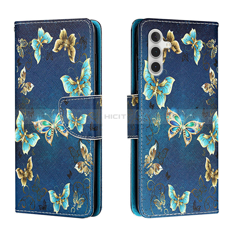 Custodia Portafoglio In Pelle Fantasia Modello Cover con Supporto H01X per Samsung Galaxy A04s