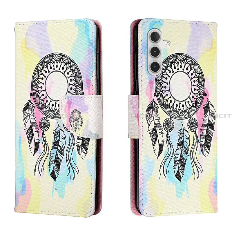 Custodia Portafoglio In Pelle Fantasia Modello Cover con Supporto H01X per Samsung Galaxy A13 5G Colorato