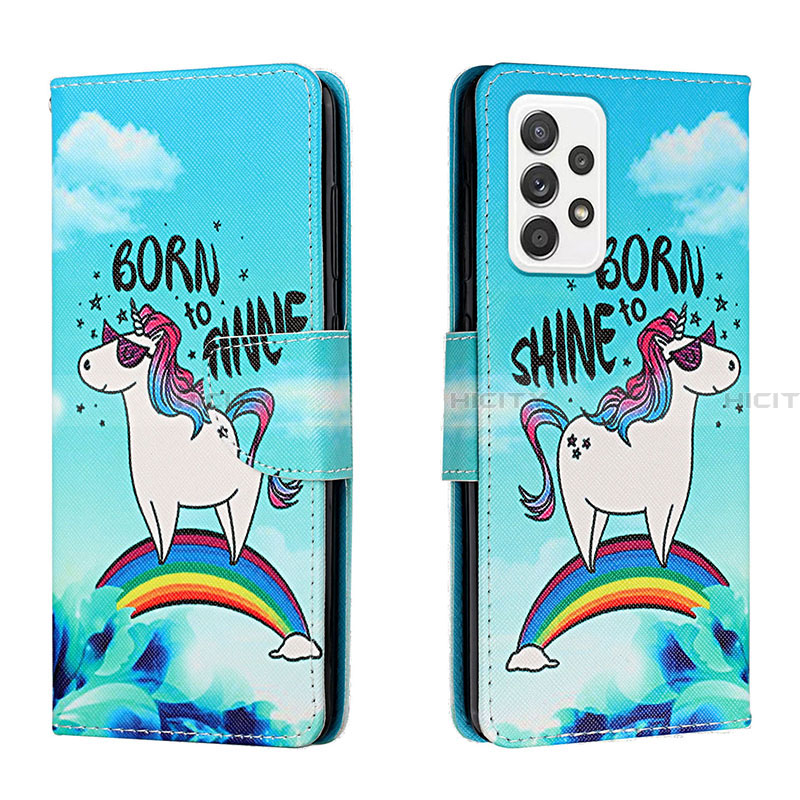 Custodia Portafoglio In Pelle Fantasia Modello Cover con Supporto H01X per Samsung Galaxy A33 5G