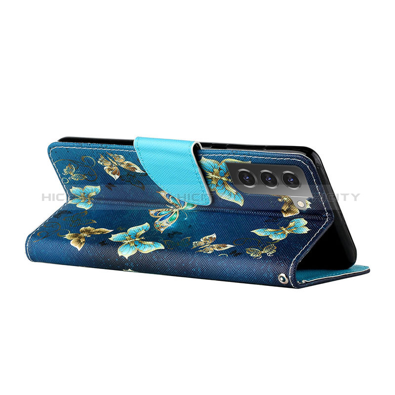 Custodia Portafoglio In Pelle Fantasia Modello Cover con Supporto H01X per Samsung Galaxy S22 Plus 5G