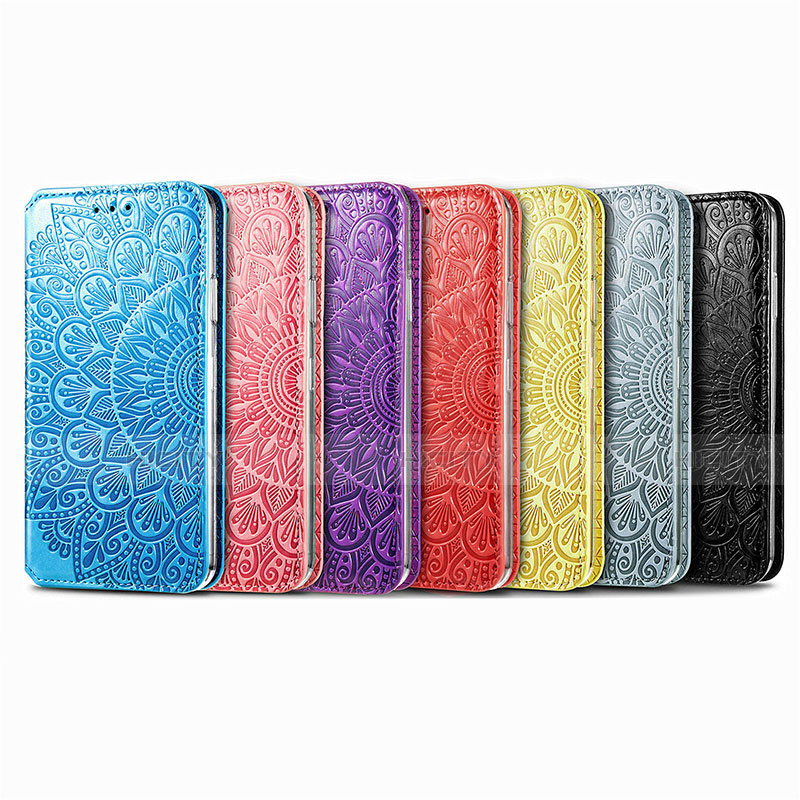 Custodia Portafoglio In Pelle Fantasia Modello Cover con Supporto H02 per Apple iPhone 13