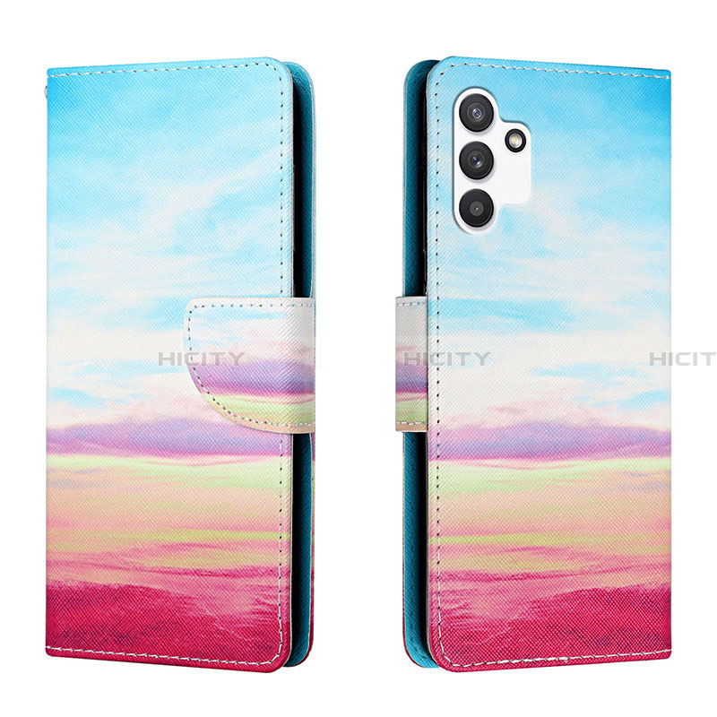 Custodia Portafoglio In Pelle Fantasia Modello Cover con Supporto H02X per Samsung Galaxy A13 4G Colorato