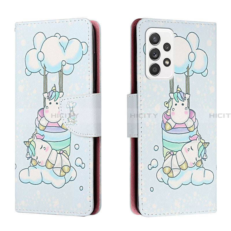 Custodia Portafoglio In Pelle Fantasia Modello Cover con Supporto H02X per Samsung Galaxy A33 5G