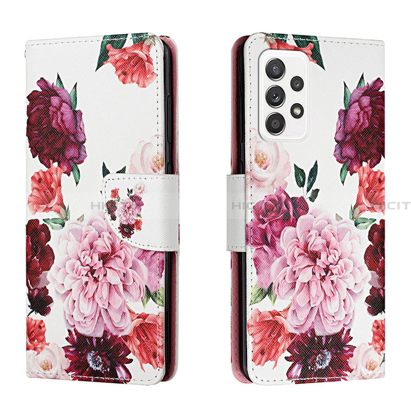 Custodia Portafoglio In Pelle Fantasia Modello Cover con Supporto H02X per Samsung Galaxy A33 5G