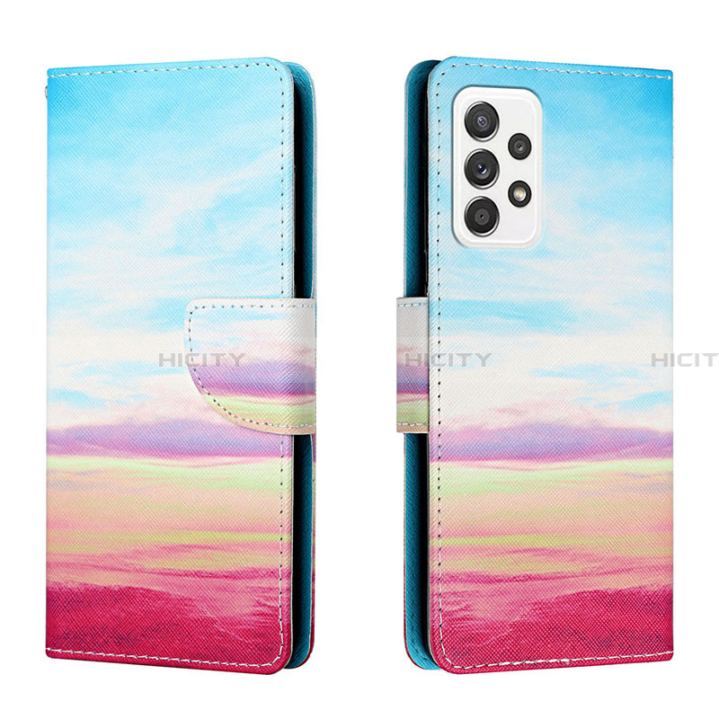 Custodia Portafoglio In Pelle Fantasia Modello Cover con Supporto H02X per Samsung Galaxy A33 5G