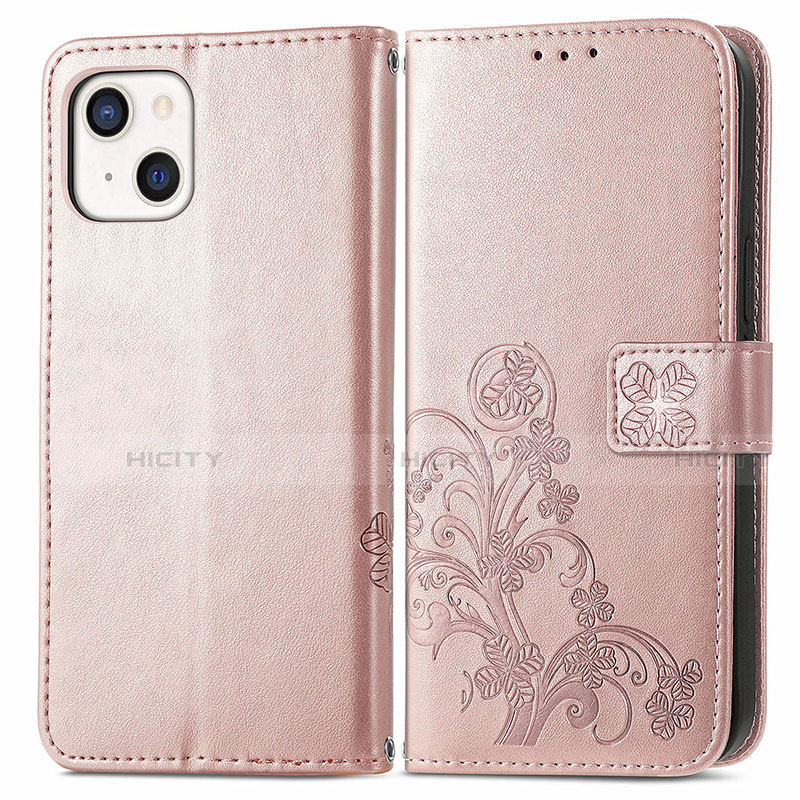 Custodia Portafoglio In Pelle Fantasia Modello Cover con Supporto H03 per Apple iPhone 13