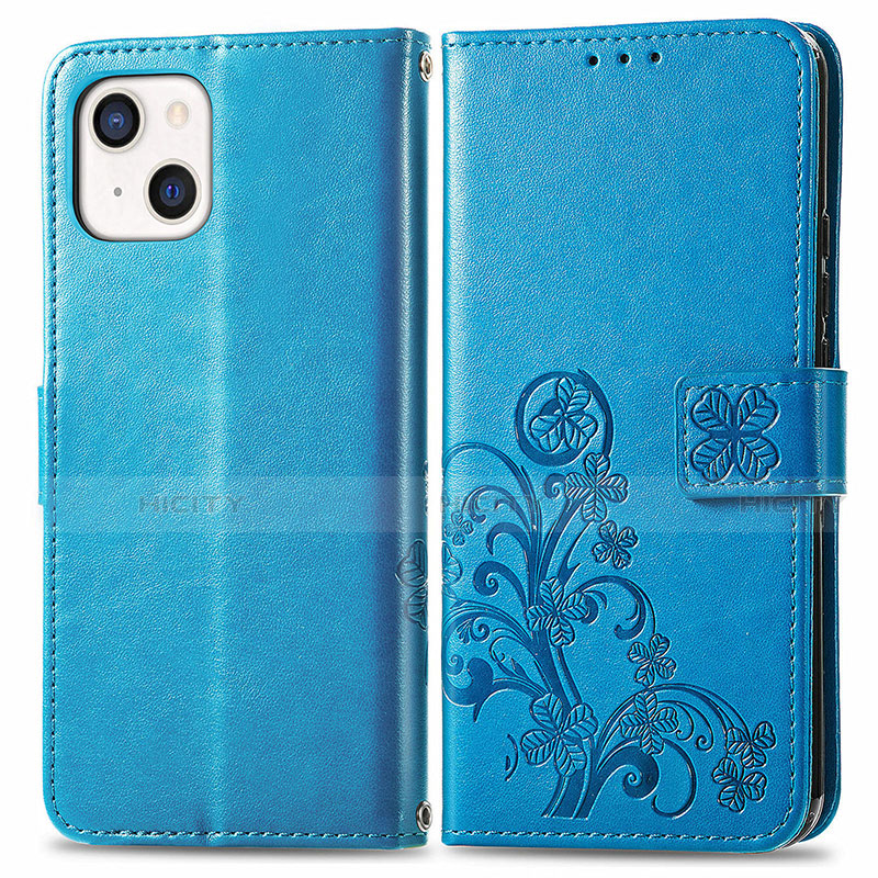 Custodia Portafoglio In Pelle Fantasia Modello Cover con Supporto H03 per Apple iPhone 13