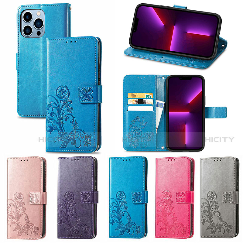 Custodia Portafoglio In Pelle Fantasia Modello Cover con Supporto H03 per Apple iPhone 13 Pro